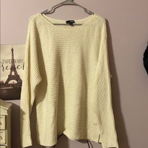 Ana size XL White/Cream Sweater